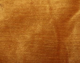 12 Gold velour soft upholstery fabric with a nice texture