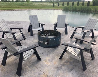 MC3 Muskoka / Adirondack Hockey Stick Chair Plans &amp; Full Size