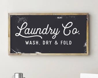 Laundry room decor | Etsy