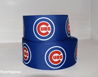 Chicago Cubs 2" Grosgrain Ribbon 110A By the Yard
