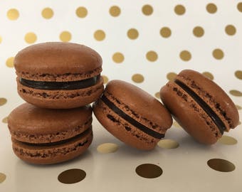 Chocolate Chocolate Macarons