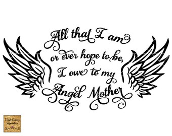 Free Free Mother Of An Angel Svg 161 SVG PNG EPS DXF File