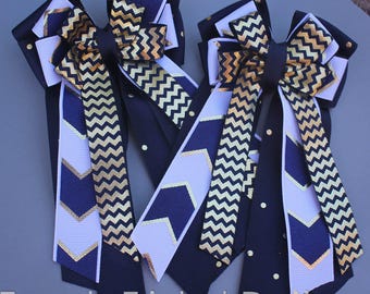 Equestrian Bows, Equestrian Hair Bows, Equestrian Horse Show Bows, Horse Show Bows, Pony Bows, Cheer Bows, Set of 2 Bows, Horse Bows