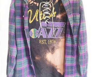 retro utah jazz shirt