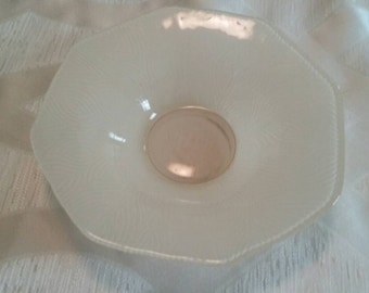 Vintage Geometric Shaped Dessert Plate/Octagon/Antique Decorative Accents/Dinnerware/Primitive Kitchen Accessories/Replacement/Used