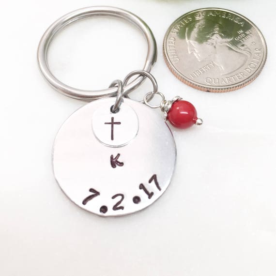 Women baptism keychain baptism gift baptism keychain