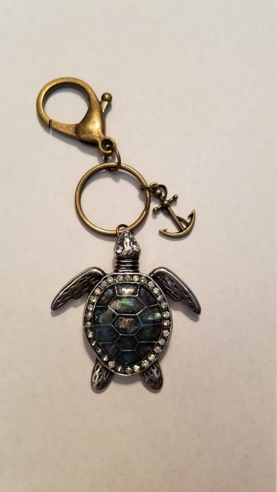 stuffed turtle keychain