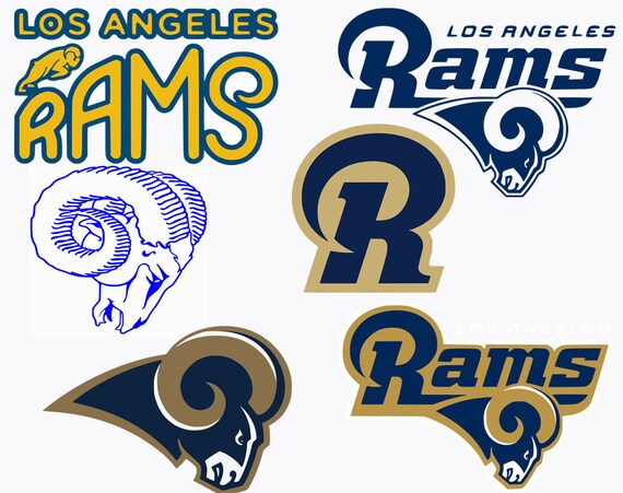 Los Angeles Rams Svg Files Football Clipart La Rams Svg