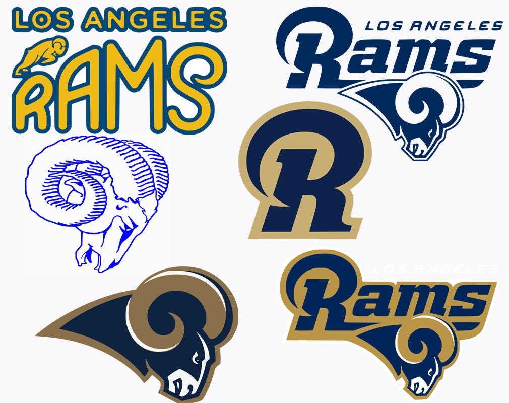 Los Angeles Rams Svg Files Football Clipart La Rams Svg