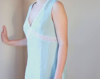 Linen nightgown | Etsy