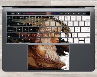 MacBook Decal Game Of Thrones MacBook Skin Daenerys MacBook Keyboard Sticker Air Pro Targaryen Logo Laptop Skin Dragon Keys Trackpad FSM|900