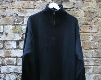 Versace Jeans Couture Zip Sweater XL Medusa Embroidery
