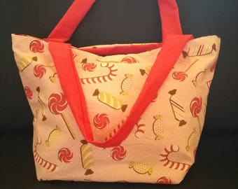 Pink Crossbody bag with handles