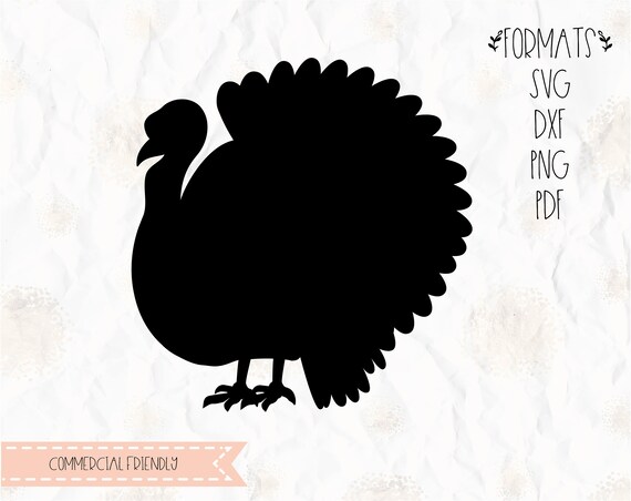 Download Turkey bird silhouette thanksgiving SVG PNG DXF Pdf