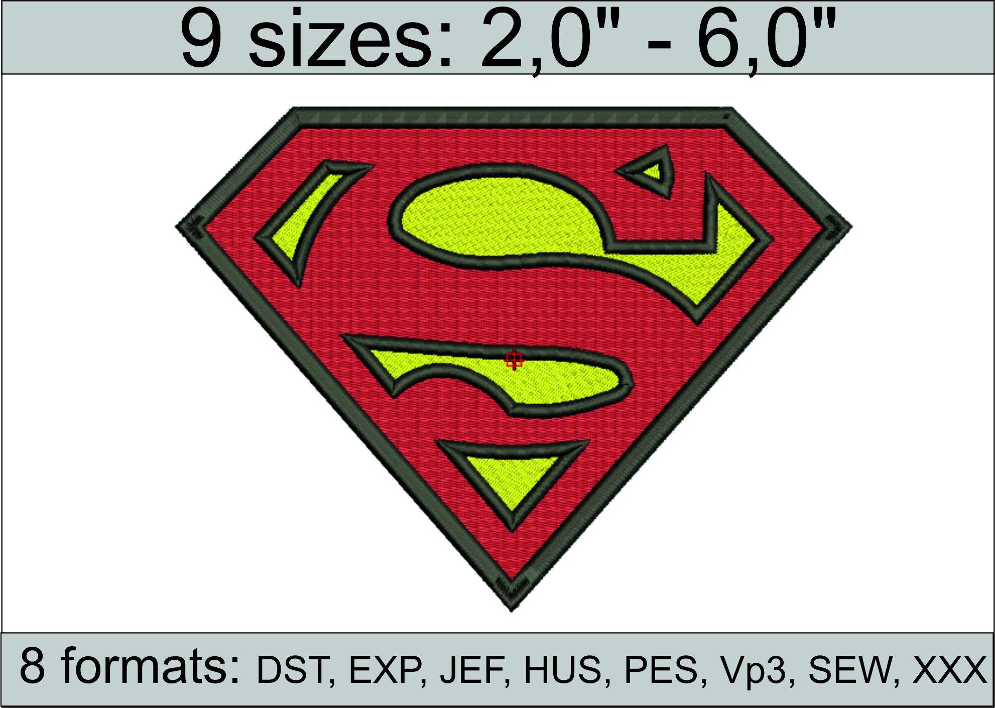 Superman embroidery design  embroidery designs  instant Superman embroidery design  embroidery designs  instant