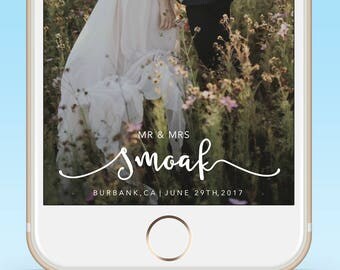 Wedding Snapchat Geofilter| Wedding Gift |Snapchat Filter|Custom Wedding Filter|Wedding Snap Chat Filter|Personalized|Gift| His and Hers