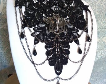 Gothic Victorian Lace Collar Necklace