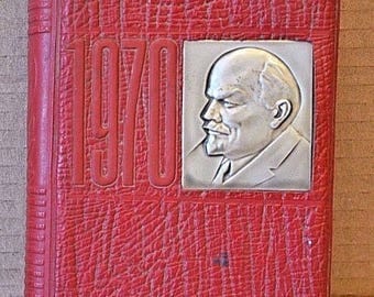 Vintage notebook. THE USSR. Anniversary. Lenin. 1970