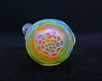 Color Changing Honeycomb glass Pipe