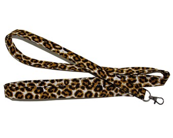 Lanyard - Animal Print Lanyard - ID Badge Holder Lanyard - Leopard Print Lanyard - Ethnic Lanyard - African Print Lanyard - Cute Lanyard