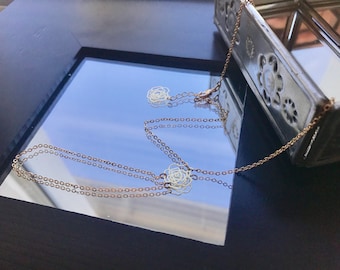 Handmade Gold Plated Hand Chain Bracelet