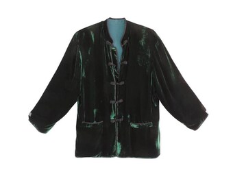 A velvet jacket and short