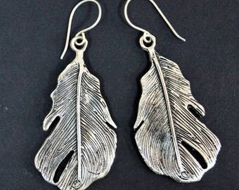 Sterling silver earrings: 'Nature series'