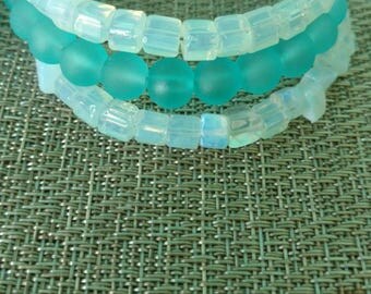 Beaded wrap bracelet
