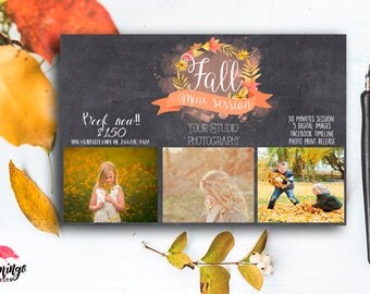 Autumn mini, fall mini session template, mini session template, fall mini session, mini session template for photographers