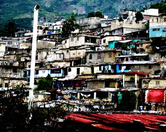 Haiti Hillside Note Card - 1, 5, 10 or 20 Cards