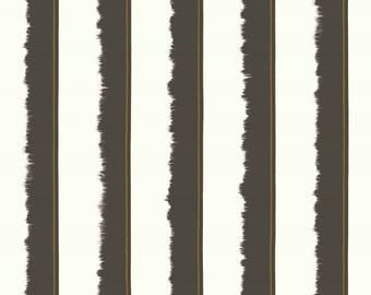 Fabric, ribbons, stripes, gray PANAREA, thévenon