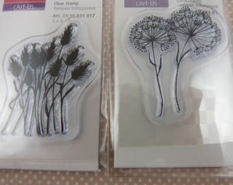 Assortment of small scrap clear stamps