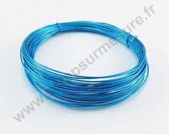Ø 1 mm - TURQUOISE - x 2 m aluminium wire