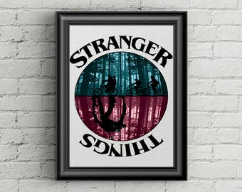 Stranger Things Poster | Wall Decor | Home Decor | Fan Art | Awesome Wall Art | Gift |