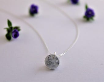 I love you to the moon and back sterling silver necklace