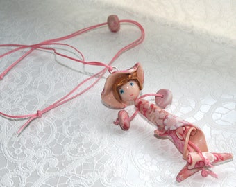 Coral pink chick dress straight & round