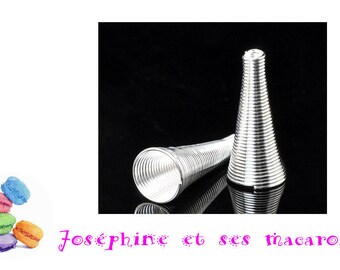 1 Cup 23 x 10 mm silver Pearl 8-10mm