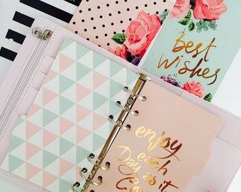 A6 appointment Planner calendar deposits subdivision Organizer diary divider