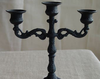 Weathered candle holder Grey Slate very trendy