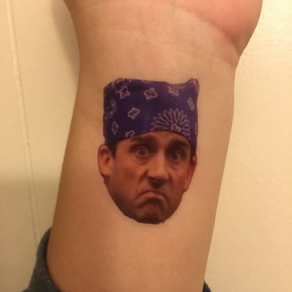 prison mike temporary tattoo michael scott as prison mike prison mike temporary tattoo michael scott as prison mike