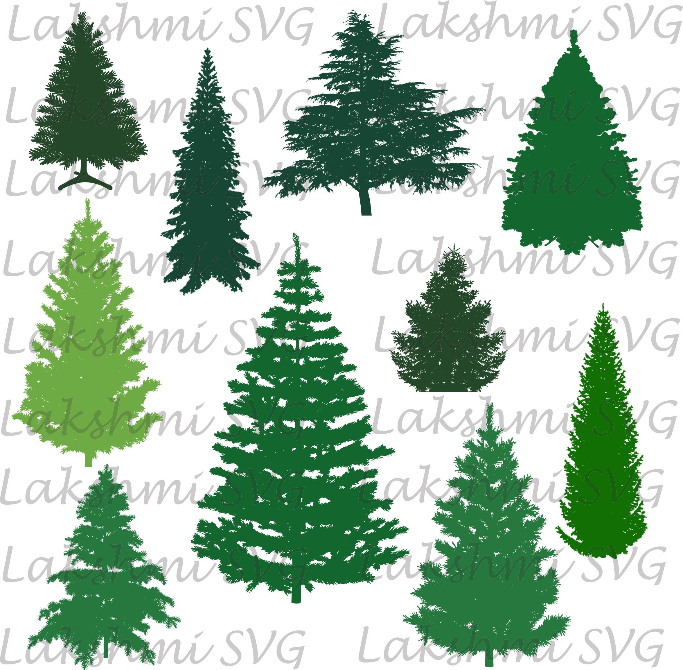 Download Christmas tree Svg, pine tree svg Cut Files, Tree ...