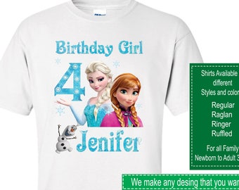 Frozen Birthday Shirt/Frozen Shirt/Frozen Party/Frozen/Frozen Birthday/Frozen Stickers/Frozen Invitations/Frozen Bag/Elsa Shirt/Elsa Birthda