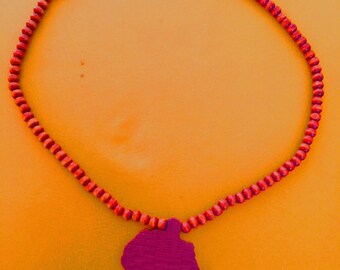 Beaded Africa Neckchain