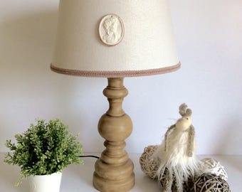 Large weathered living room lamp