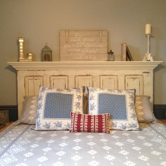 Vintage Door Headboard HOLIDAY PRICE SALE