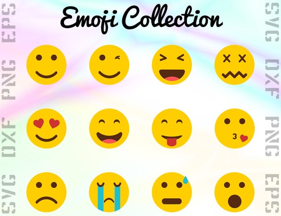 Download Emoji SVG Files Emoji Clipart Emoji Cricut Files Emoji