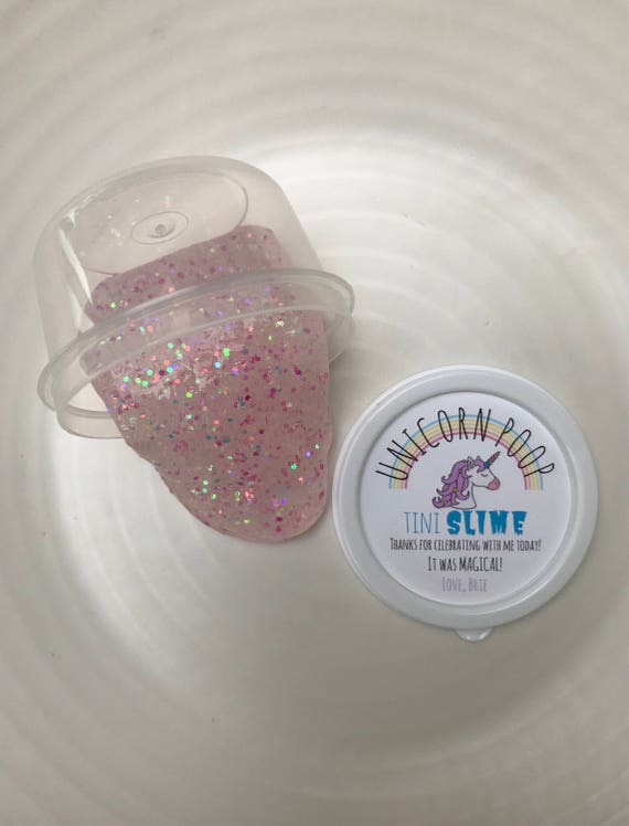 Tini Slime Unicorn Poop Party Favor Pack