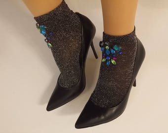 Glitter and Stars Tulle Socks