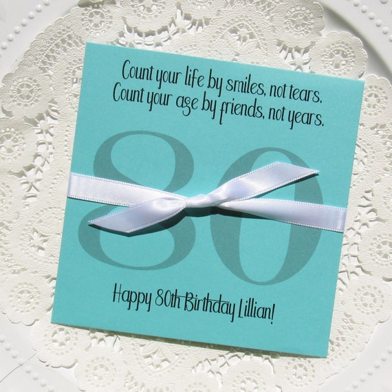 80th Birthday Favors - Adult Birthday Favors - Lottery Ticket Birthday ...