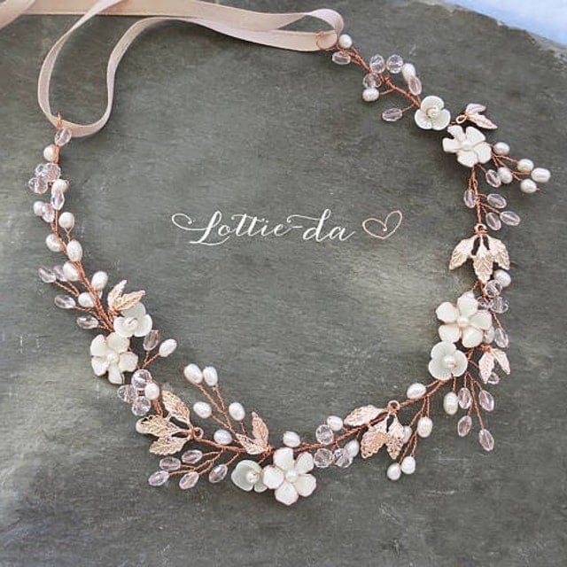 Bridal Wedding Hair Accessories & Jewelry Boho by LottieDaDesigns